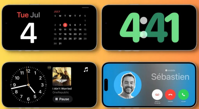 辽阳苹果手机维修分享iOS17横屏充电待机显示有什么好处 