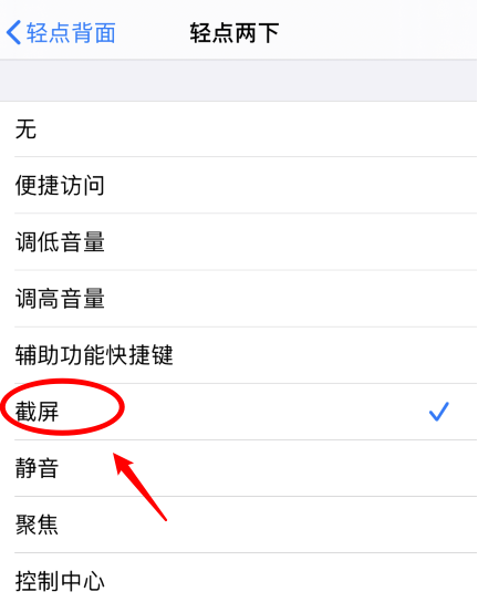 辽阳苹果手机维修分享iPhone12如何启用双击截屏 